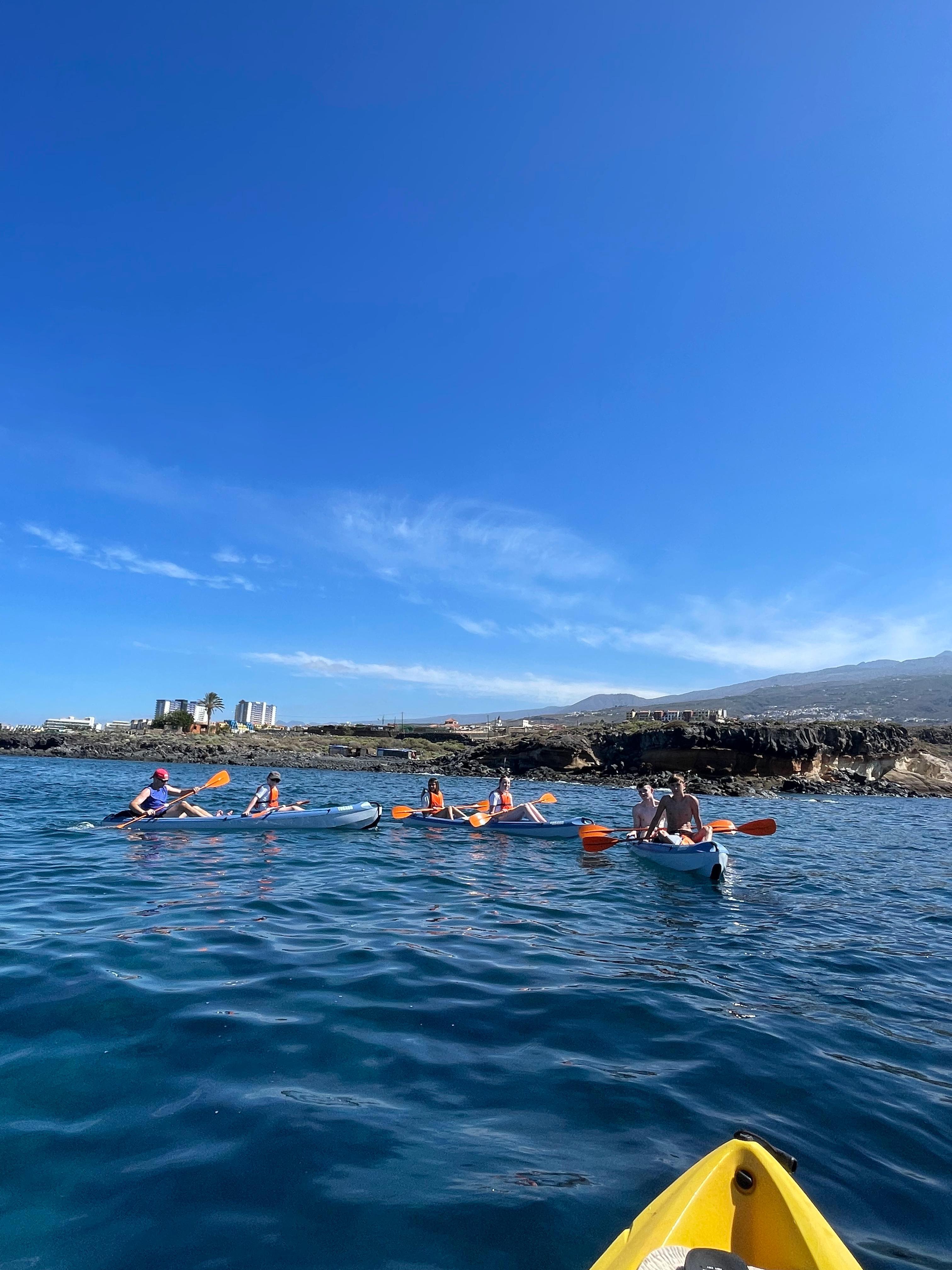 Kayak por la costa sur de Tenerife
