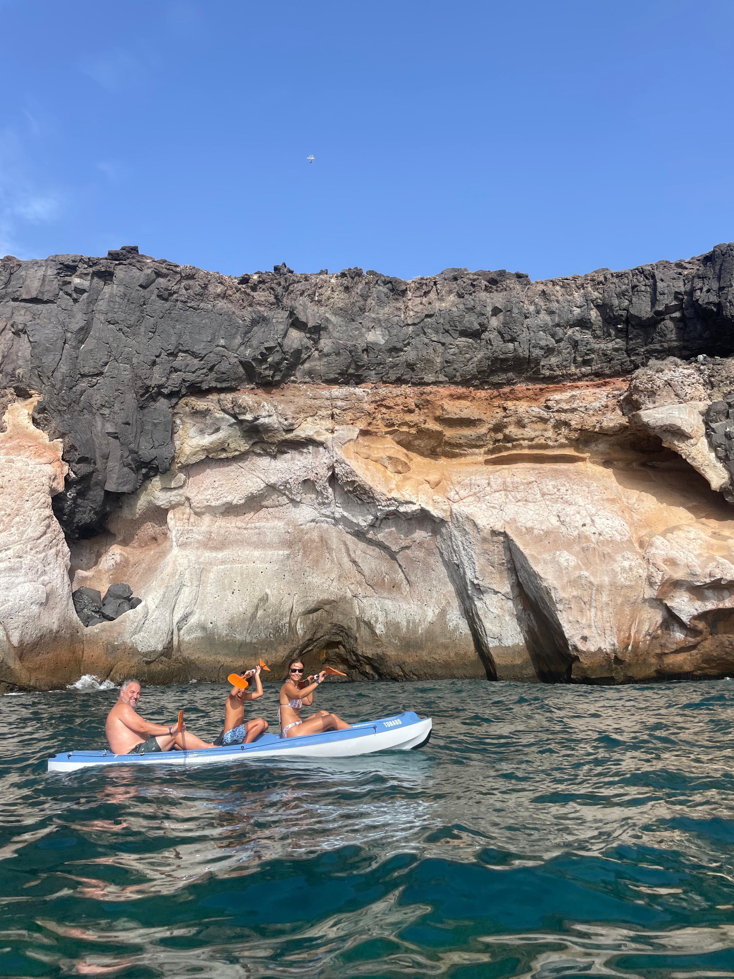Kayak por la costa sur de Tenerife