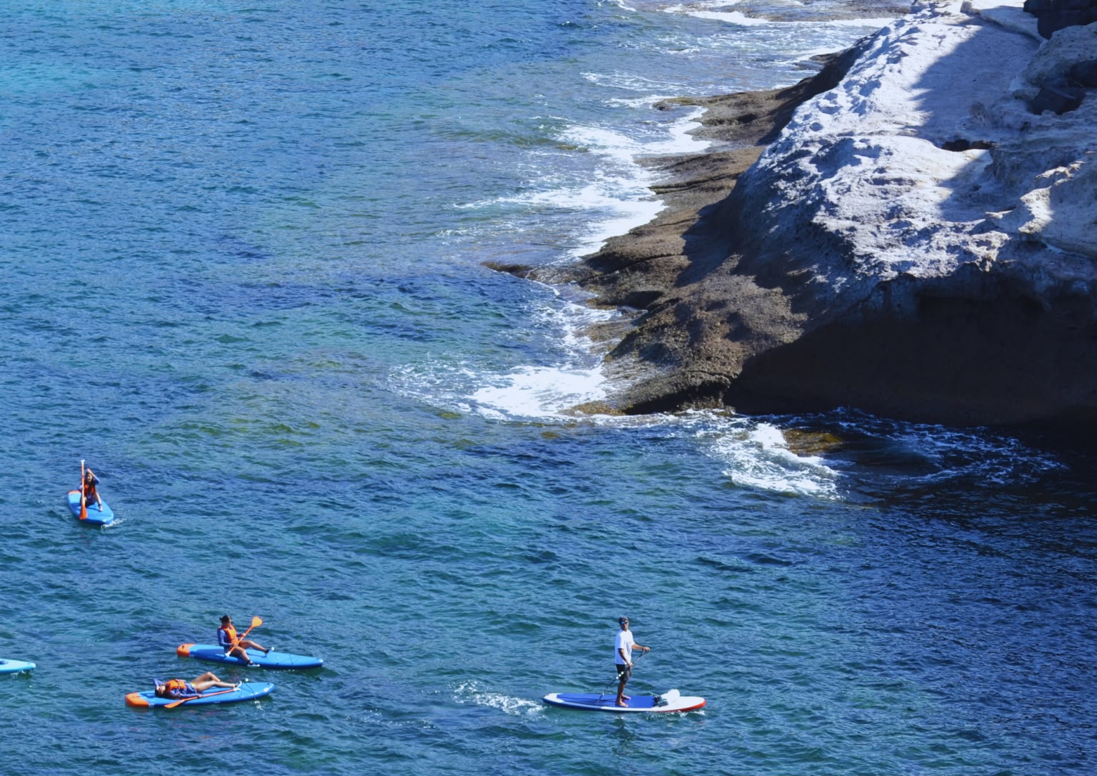 Paddle SUP por costas salvajes